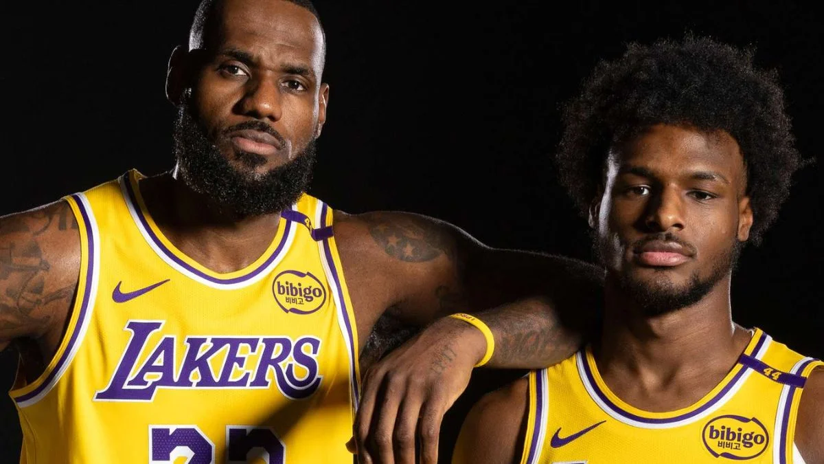 LeBron James and Bronny James